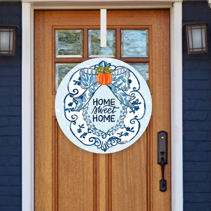 Vintage Chinoiserie Crest Door Hanger