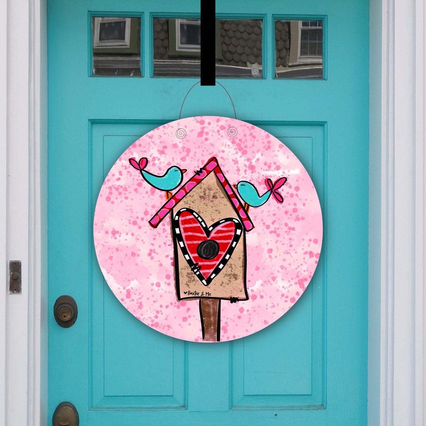 Love Birds Door Hanger