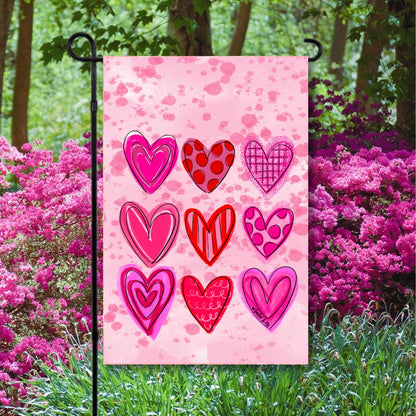 Sweethearts Garden Flag