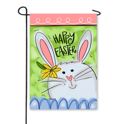 Happy Easter Bunny Garden Flag