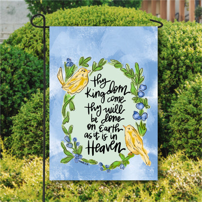 Thy Kingdom Come Garden Flag