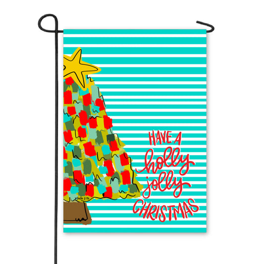 Have a Holly Jolly Christmas Garden Flag
