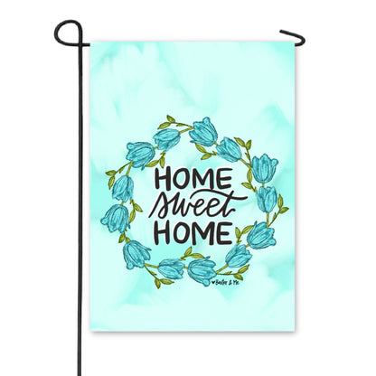Blue Tulip Home Sweet Home Garden Flag