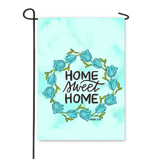 Blue Tulip Home Sweet Home Garden Flag