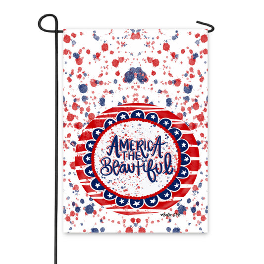 America the Beautiful Garden Flag