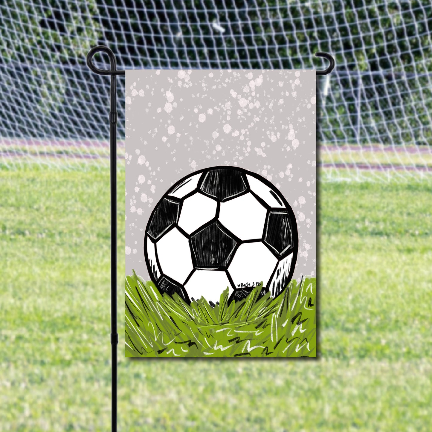 Soccer Garden Flag
