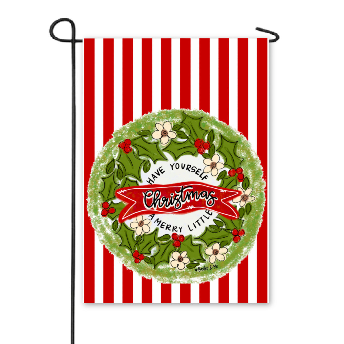 A Merry Little Christmas Garden Flag