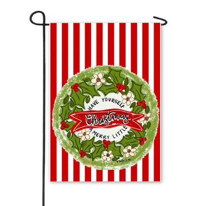 A Merry Little Christmas Garden Flag