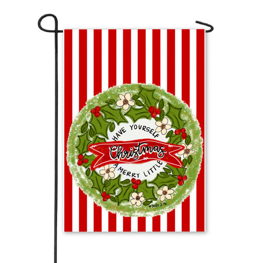 A Merry Little Christmas Garden Flag