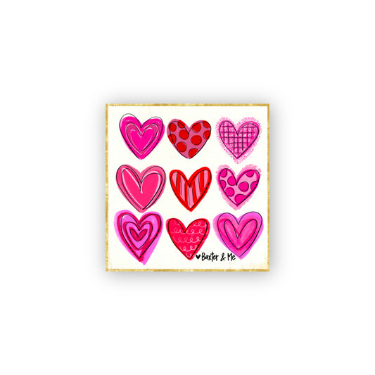 Sweethearts Gold Mini Block