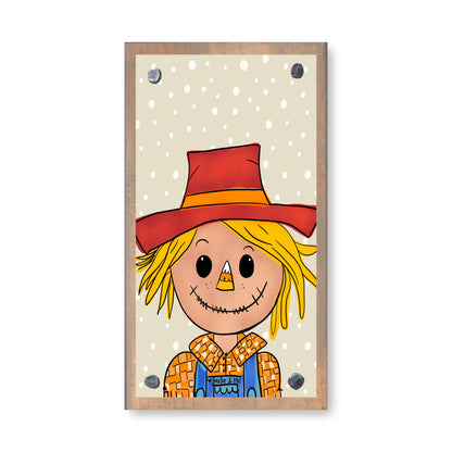 Candy Corn Scarecrow Happy Block