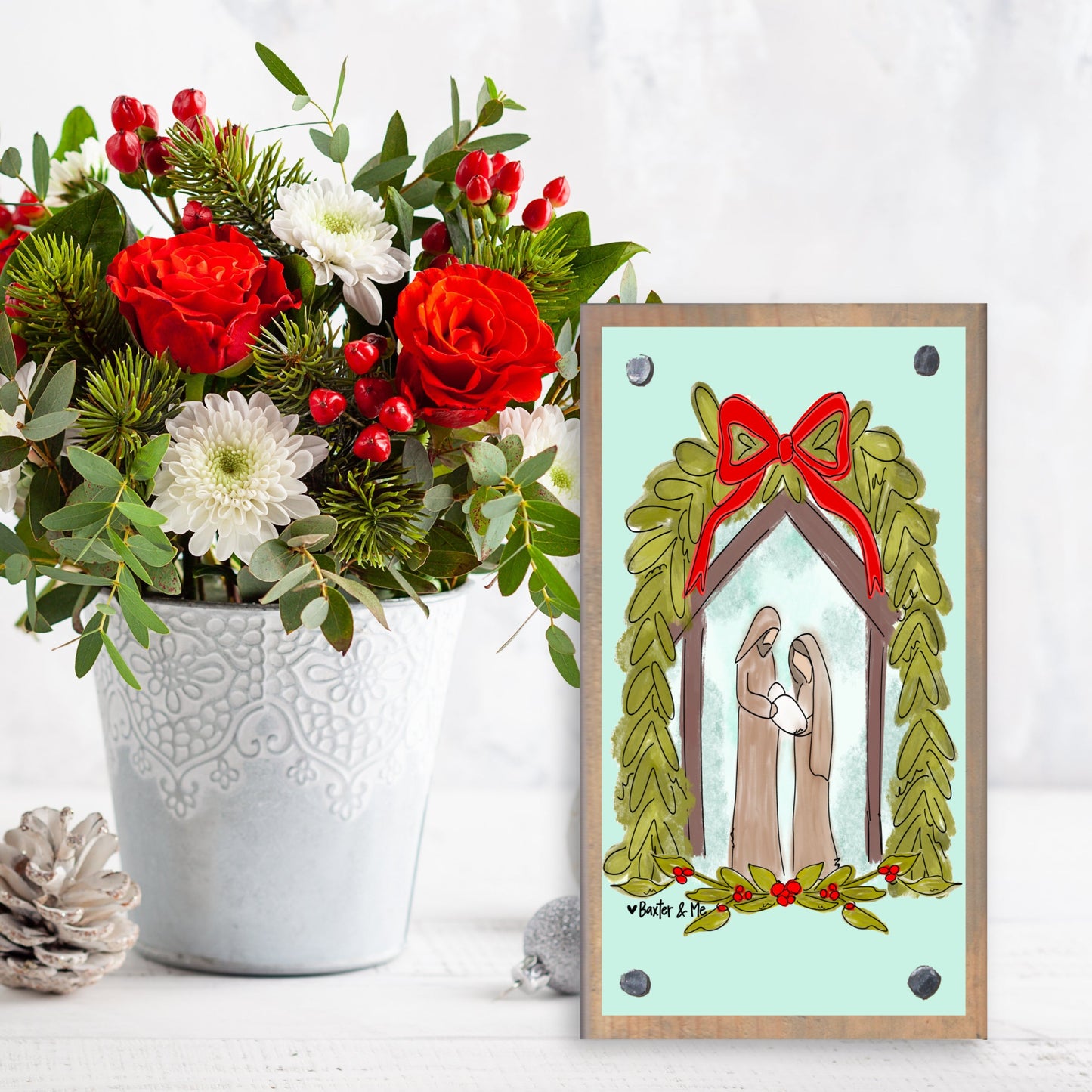Manger Miracle Happy Block