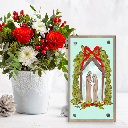 Manger Miracle Happy Block