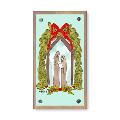 Manger Miracle Happy Block