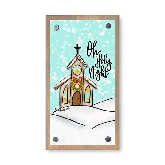 Oh Holy Night Church Happy Block