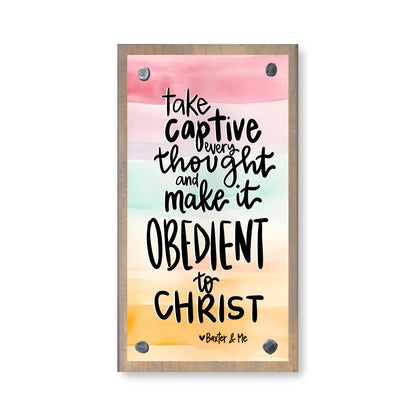 Take Captive Every Thought Happy Block