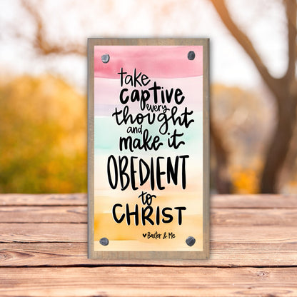 Take Captive Every Thought Happy Block