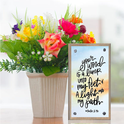 Your Word is a Lamp Happy Block