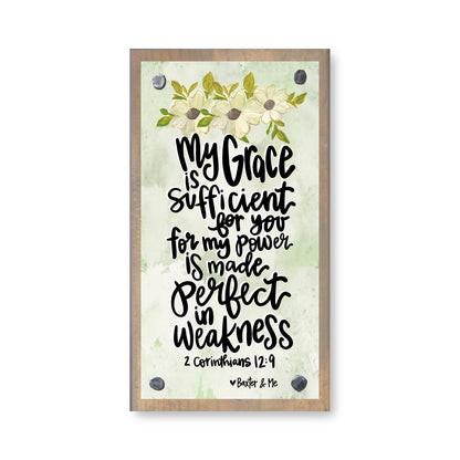 Grace is Sufficient Happy Block