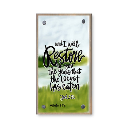 Restore the Years Happy Block