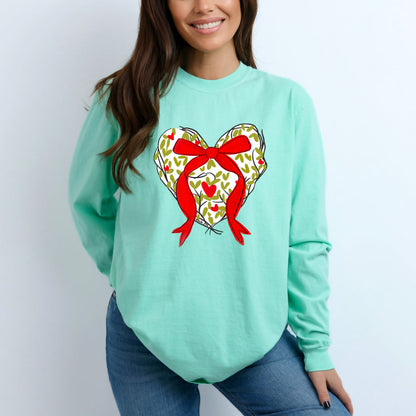 Red Bow Heart T-Shirt