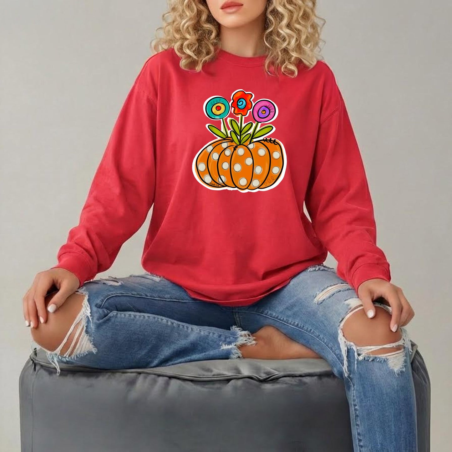 Dottie Bloom Pumpkin T-Shirt