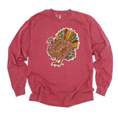 Colorful Feather Turkey "Mr. Feathersworth" T-Shirt