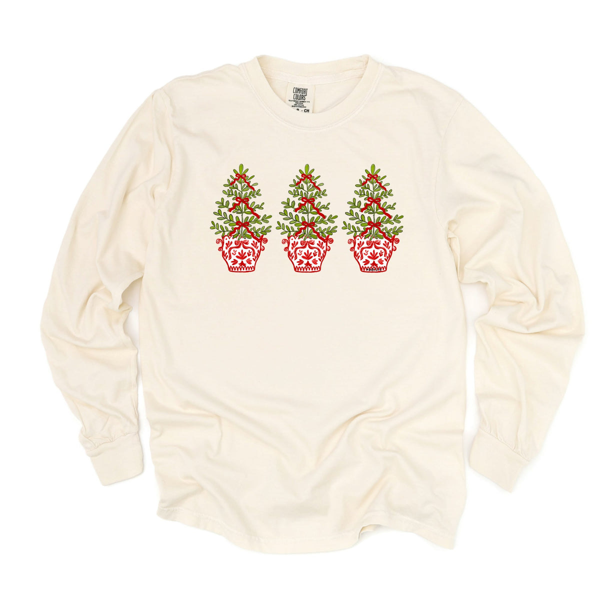 Red White Tree with Bows T-Shirt