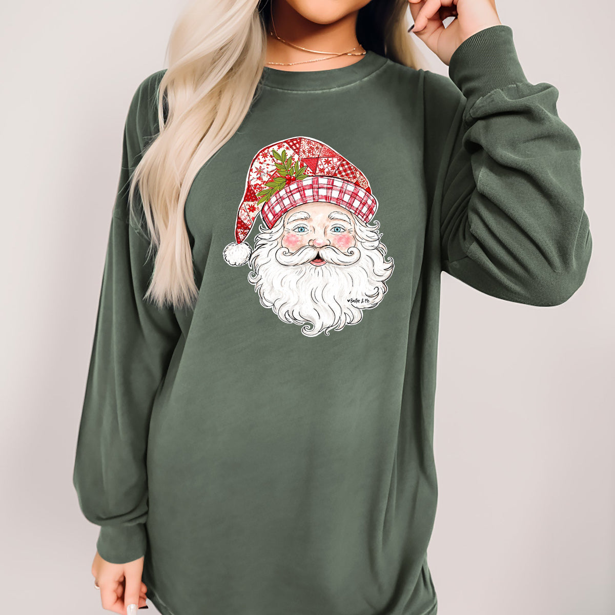 Quilted Santa T-Shirt