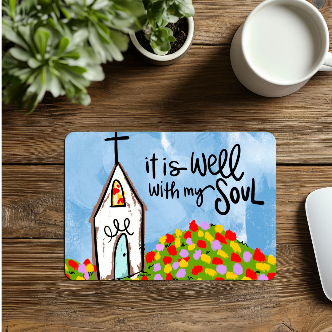 It is Well Church Mouse Pad