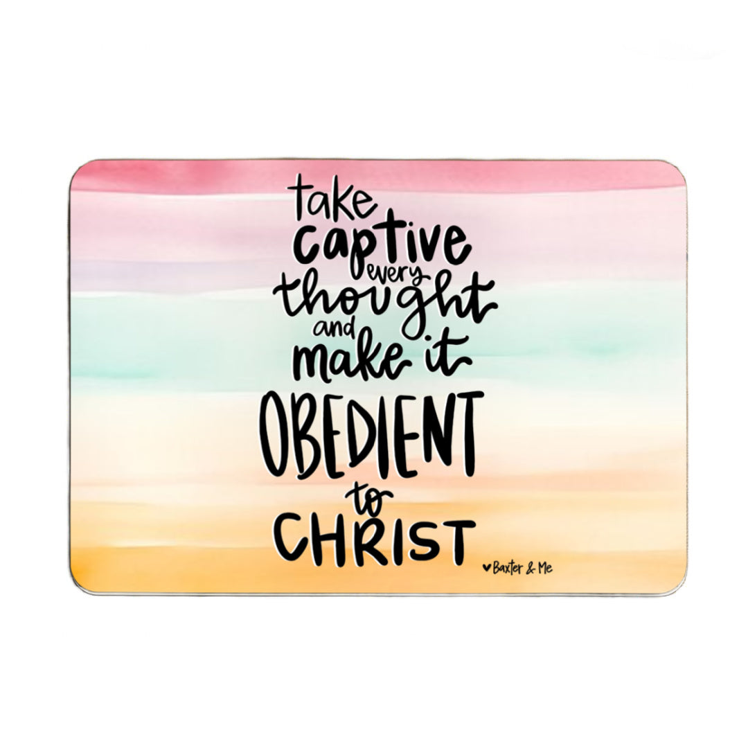 Take Captive Every Thought Mouse Pad