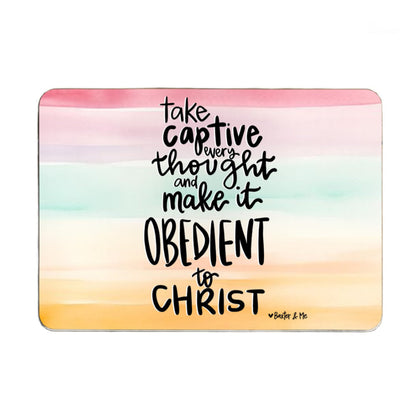 Take Captive Every Thought Mouse Pad