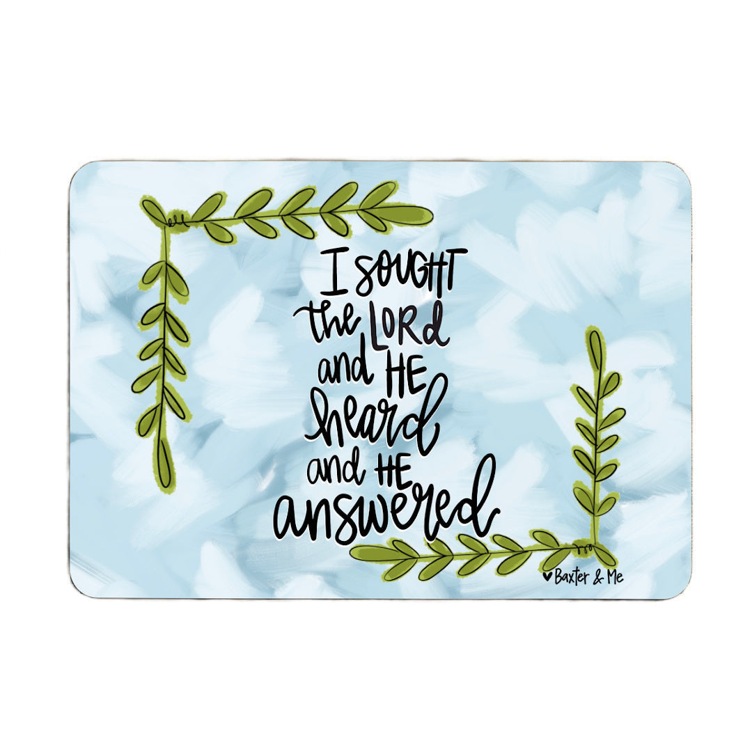 Sought the Lord Mouse Pad