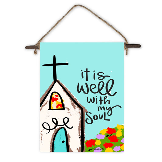 It is Well Mini Wall Hanging