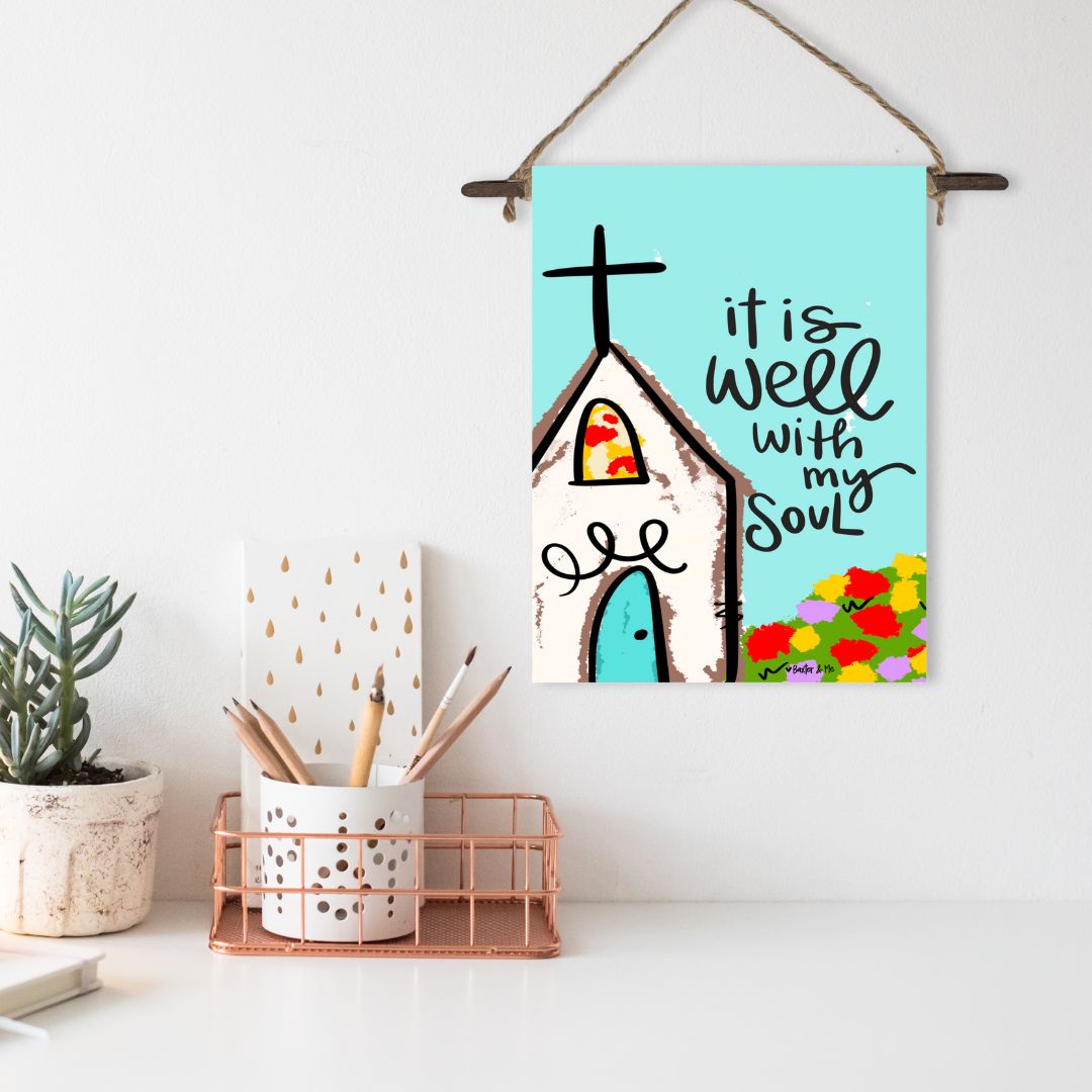 It is Well Mini Wall Hanging