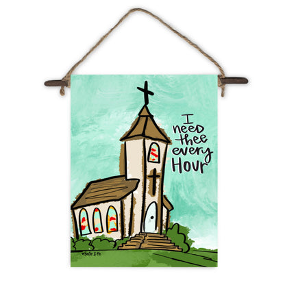 I Need Thee Every Hour Mini Wall Hanging