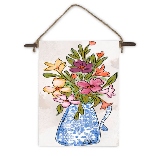 Plum Pretty Mini Wall Hanging