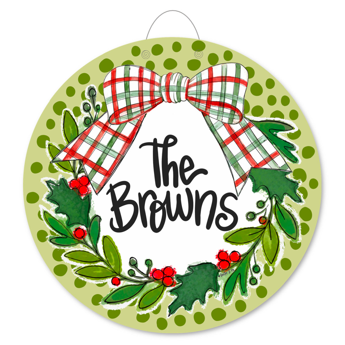 Jesus is the Reason Wreath Door Hanger