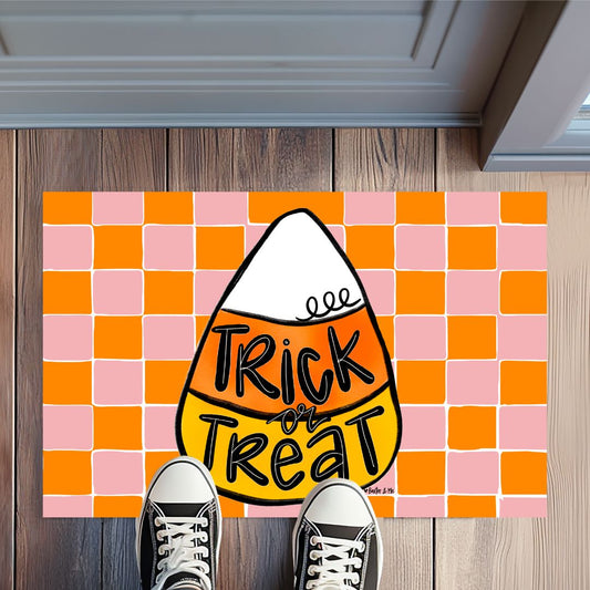 Trick or Treat Candy Corn Rug Floormat