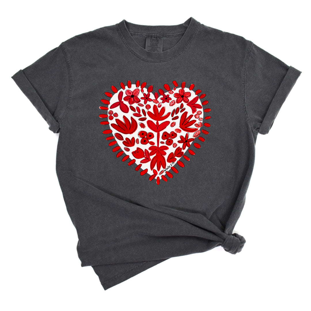 Red Simple Heart T-Shirt