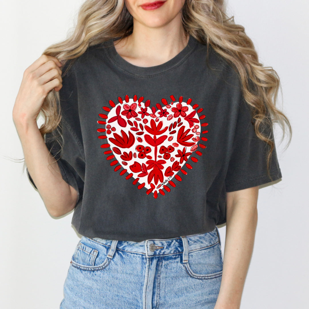 Red Simple Heart T-Shirt