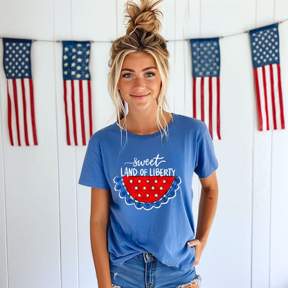 Sweet Land of Liberty Watermelon T-Shirt