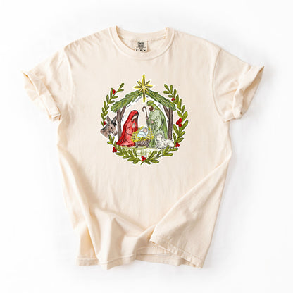 Christmas Nativity Stable T-Shirt