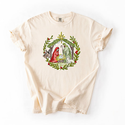 Christmas Nativity Stable T-Shirt