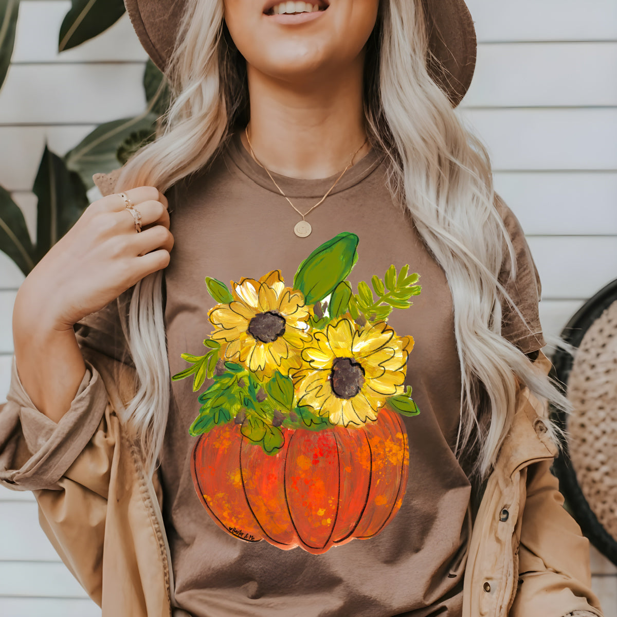 Sunflower Pumpkin T-Shirt