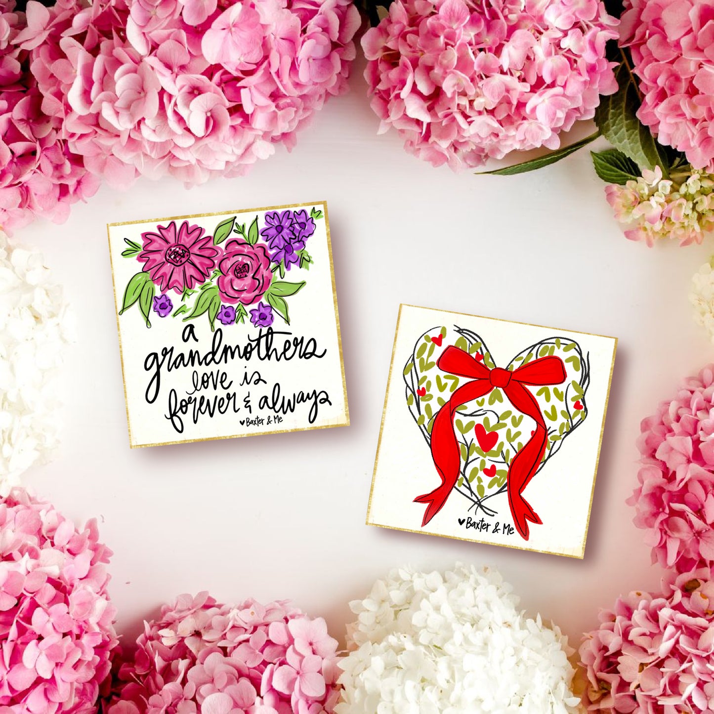 A Grandmother's Love Gold Mini Block