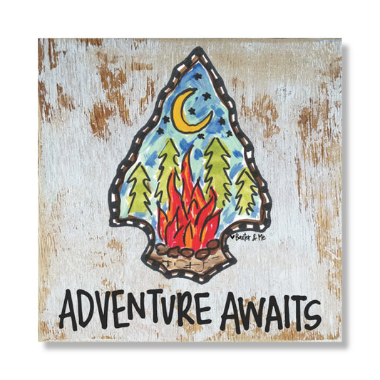 Adventure Awaits Wrapped Canvas