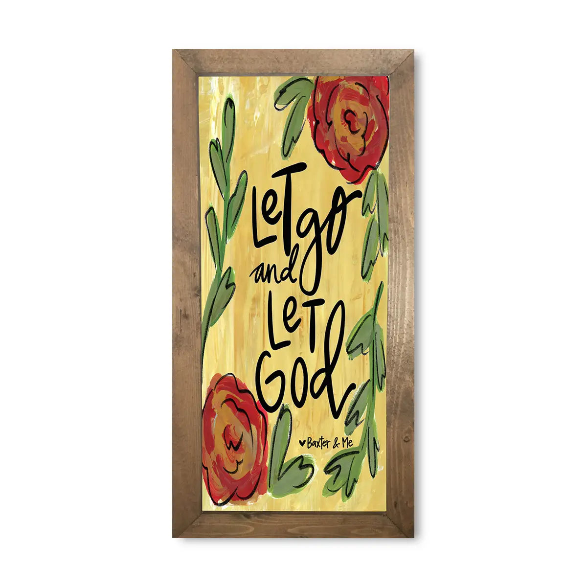 Let Go Let God - Framed Art