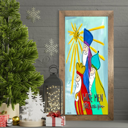 Colorful Wise Men Still Seek Him Framed Art