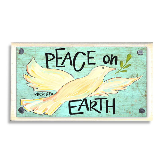 Peace on Earth Happy Block